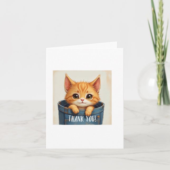Carte Thank You Card, Cute, Appreciation (Devant)