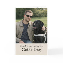 Thank You for Raising my Guide Dog