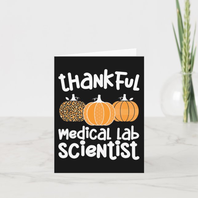 Carte Thankful Medical Lab (Devant)