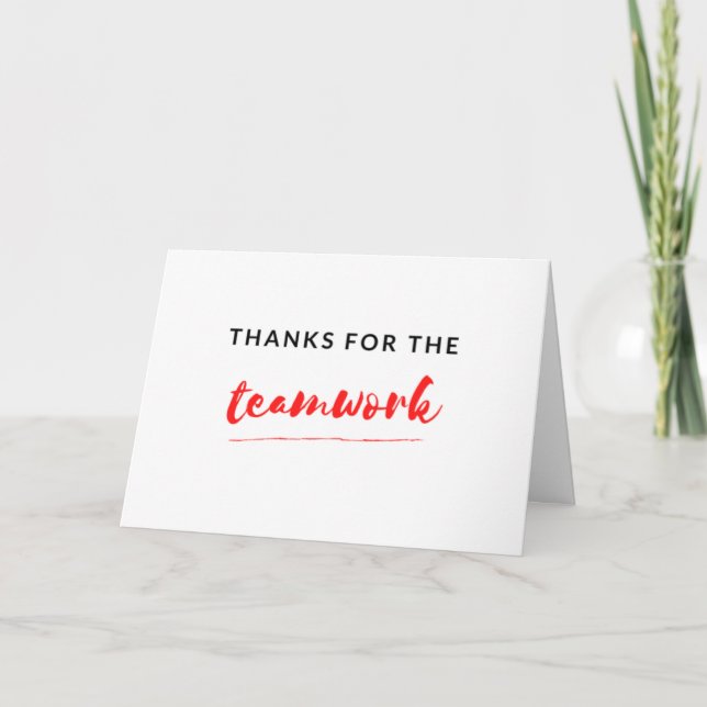 Carte Thanks (Devant)
