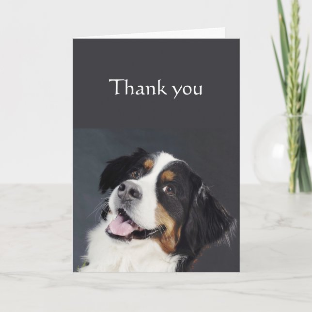 Carte Thanks for Awesome Border Collie Dog (Devant)