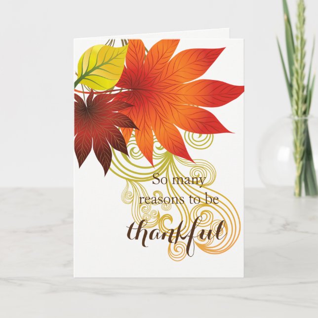 Carte Thanksgiving (Devant)