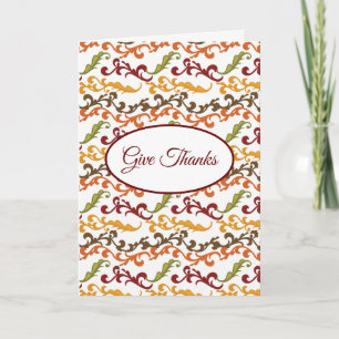 Carte Thanksgiving