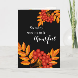Carte Thanksgiving