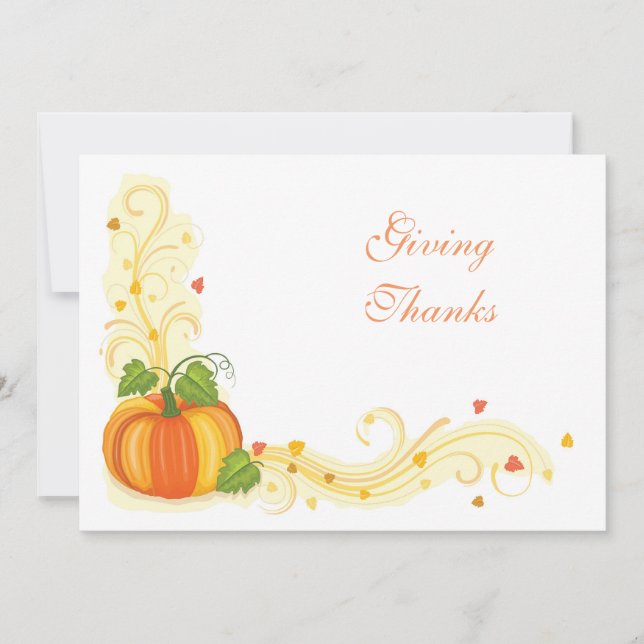Carte Thanksgiving 7x5 (Devant)