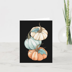 Carte Thanksgiving Automne automne saison mignonne Color