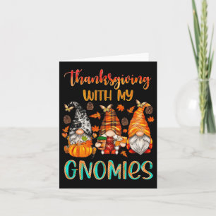 Carte Thanksgiving Avec Mes Gnomies Automne Saison Citro