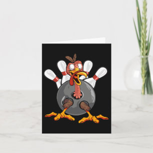 Carte Thanksgiving Bowl Strike Pin Sport Turquie B