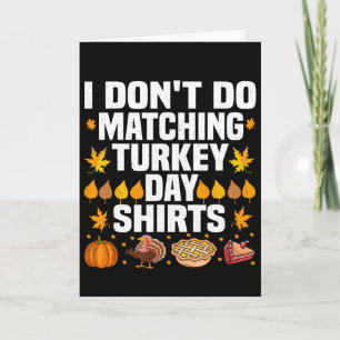 Carte Thanksgiving Couple Drôle Je ne fais pas correspon