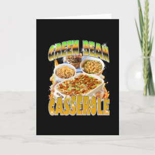 Carte Thanksgiving Haricot Vert Cerole Bootleg Rap 90's 