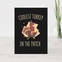 Thanksgiving Kids Outfit Coolest Turkey In The