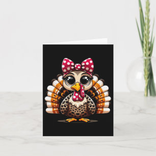 Carte Thanksgiving Leopard Turquie Thanksgiving Automne