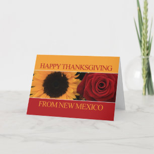 Carte Thanksgiving Nouveau-Mexique