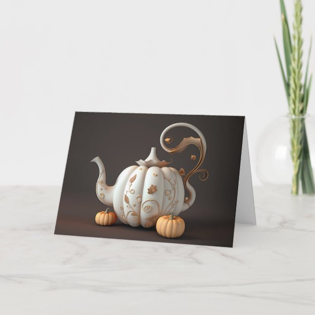 Carte Thanksgiving Teapot (Devant)