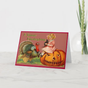 Carte Thanksgiving vintage