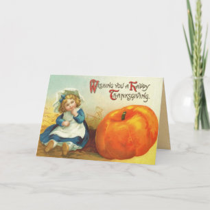 Carte Thanksgiving vintage