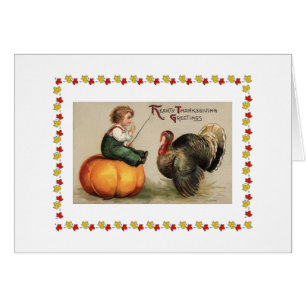Carte Thanksgiving vintage