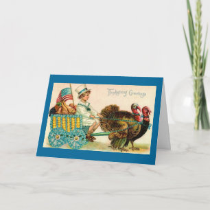 Carte Thanksgiving vintage