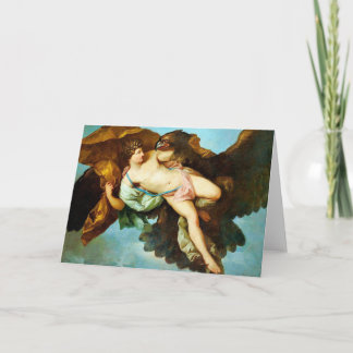 Carte The Abduction of Ganymede Fine Art Greetings Card