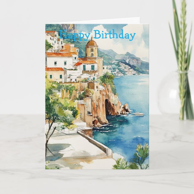 Carte The Amalfi Coast, Italy (Devant)
