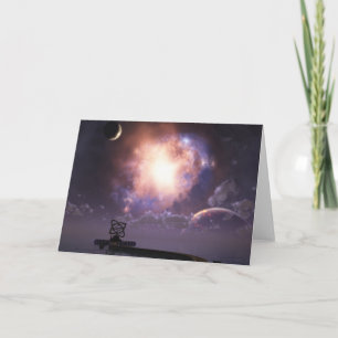 Carte The Astronomer Greeting Card