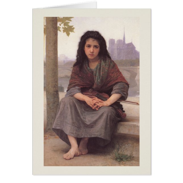 Carte "The Bohemian" William-Adolphe Bouguereau (Devant)