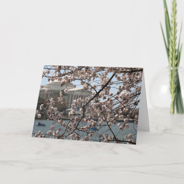 Carte The Cherry Blossoms In Bloom In Washington DC (Devant)