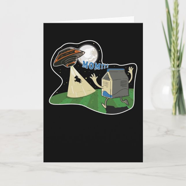 Carte The Cow Was Stolen By Aliens (Devant)