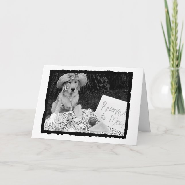 Carte Thé de la fête des mères (Devant)