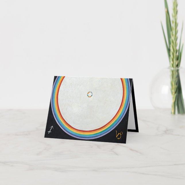 Carte The Dove, No.14. par Hilma af Klint (Devant)