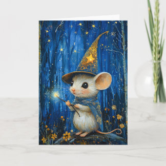 Carte The Enchanted Magician Mouse Fantasy Art