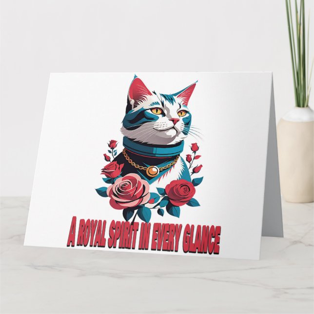 Carte The Eyes of a Noble Feline (Devant)