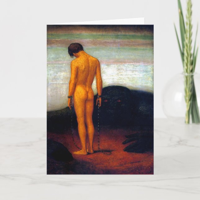 Carte The Feeling of Dependence Fine Art Greetings Card (Devant)