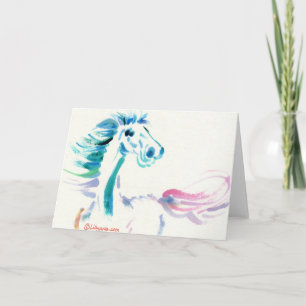 Carte The Galloping Horse Greeting and Note Cards
