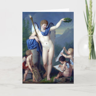 Carte The Genius of Art Fine Art Greetings Card