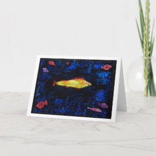 Carte The Goldfish, Paul Klee