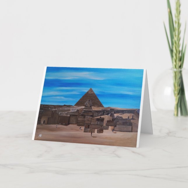 Carte The Great Sphinx and the Pyramid of Khafre (Devant)