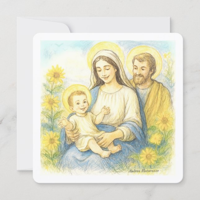 Carte The Holy Family - Nativity (Devant)