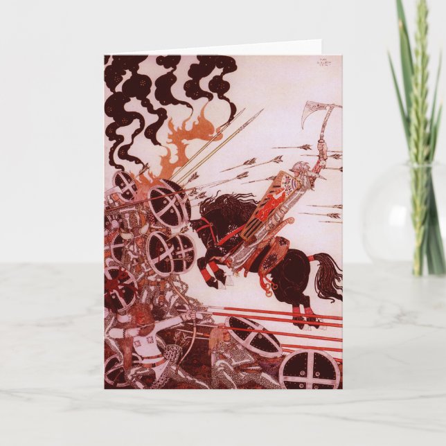 Carte The Lad in the Battle by Kay Nielsen (Devant)