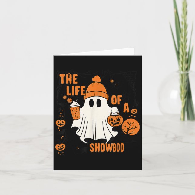 Carte The Life Of A Showboo Halloween Costume Bow Boo Gi (Devant)