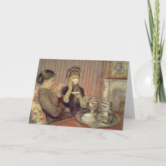 Carte Thé, Mary Cassatt (Devant)