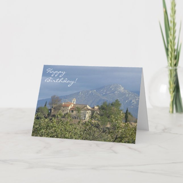Carte The Pyrenees, France birthday card (Devant)