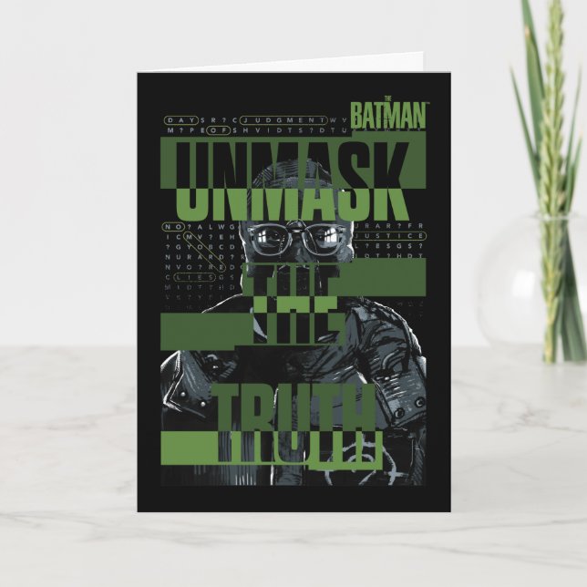 Carte The Riddler - Unmask The Truth (Devant)