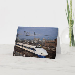 Carte The Shinkansen or Bullet Train, Kyoto, Japan
