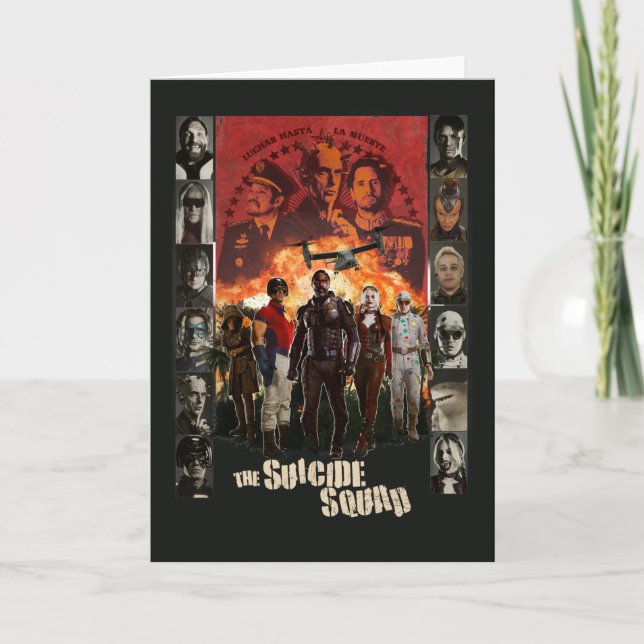 Carte The Suicide Squad | Exlposive Character Roster (Devant)