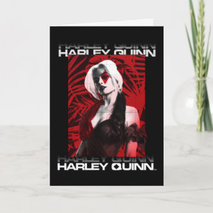 Carte The Suicide Squad   Harley Quinn Red Fern Portrait