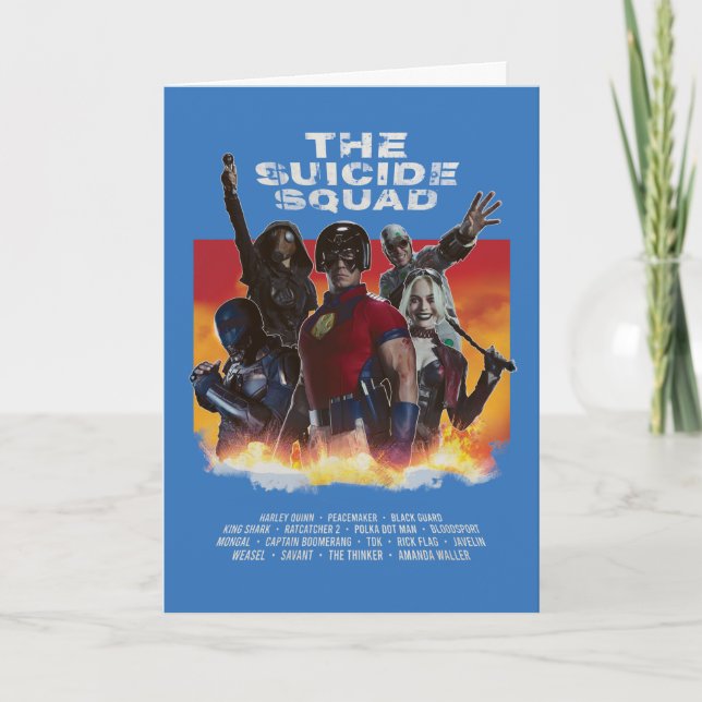 Carte The Suicide Squad | Retro-Style Movie Poster (Devant)