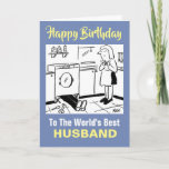 Carte The Word's Best Handyman Husband<br><div class="desc">A birthday card for the world's best husband who is handy about the house!  Funny Birthday Card for a DIY Husband.</div>