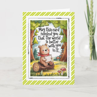 Carte The World Is Better With You In It Inspiration