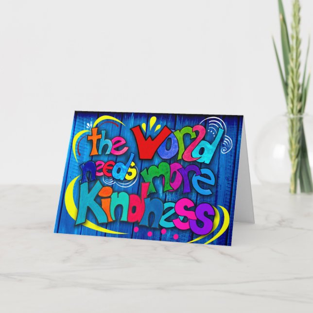 Carte the World needs more Kindness (Devant)